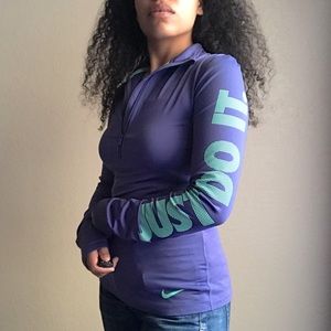 Nike half zip top